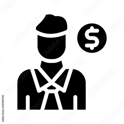 Vector Design Broker Icon Style