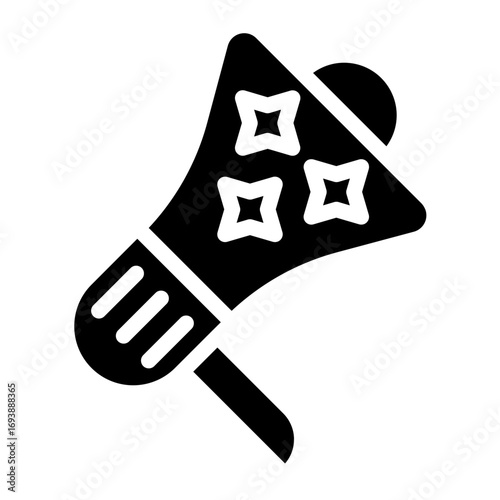 Vector Design New Year Megaphone Icon Style