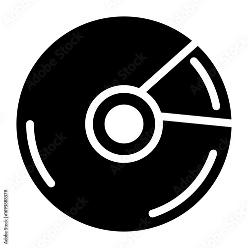 Vector Design Compact Disc Icon Style