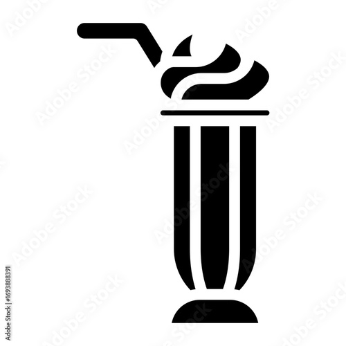 Vector Design Milkshake Icon Style