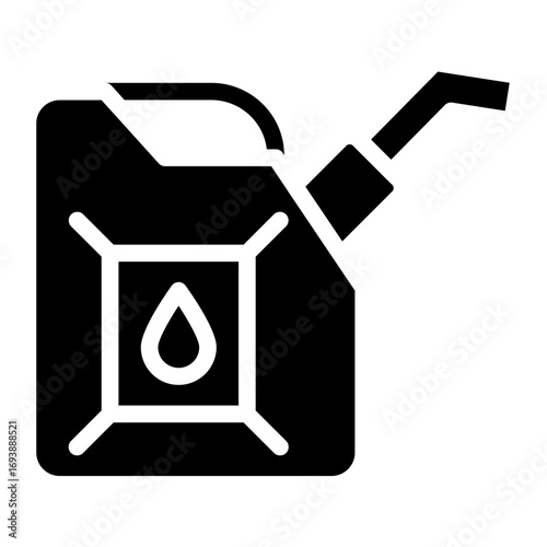 Vector Design Fuel Can Icon Style