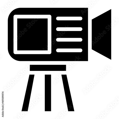 Vector Design Video Camera Icon Style