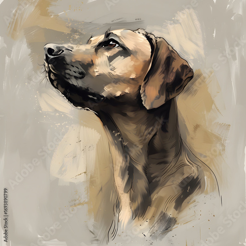 portrait of a dog