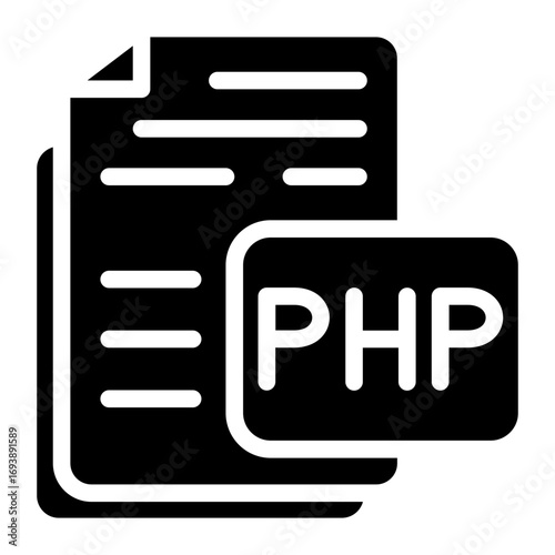Vector Design PHP Icon Style