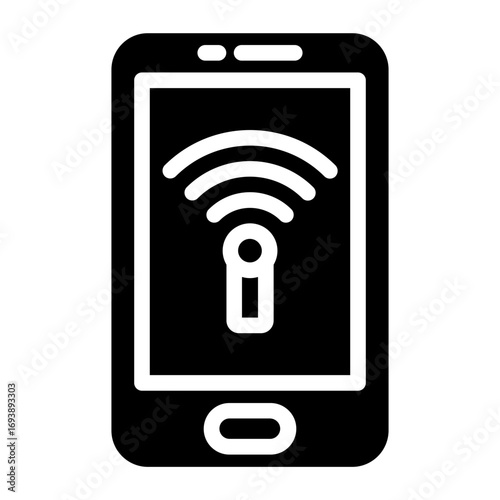 Vector Design Mobile Hotspot Icon Style