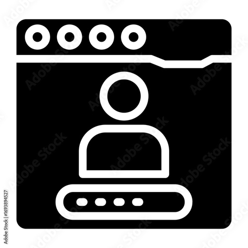 Vector Design Login Icon Style