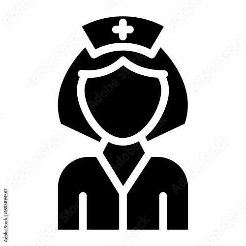 Vector Design Nurse Icon Style