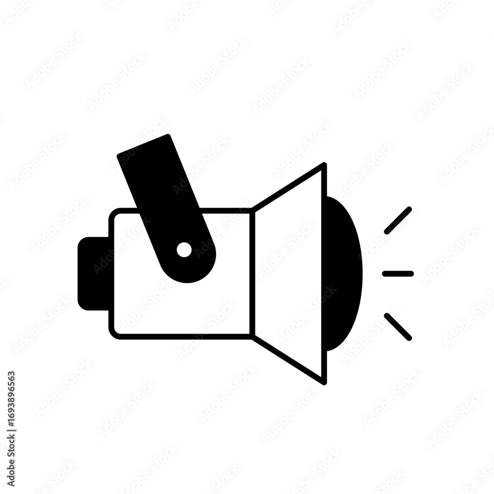 Obraz premium Spotlight Light Source Fill Icon: Theater and Event