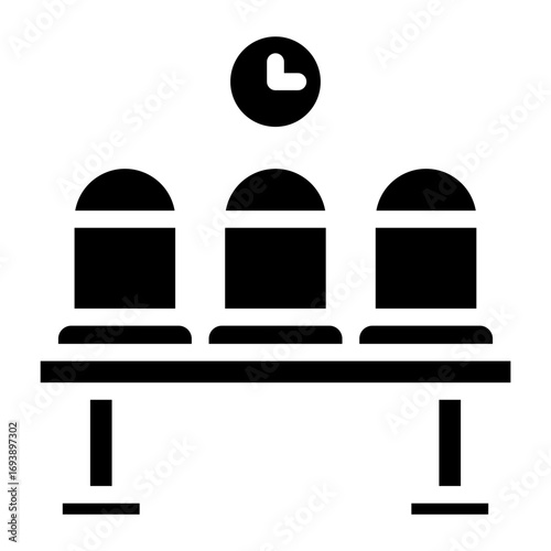 Vector Design Waiting Room Icon Style