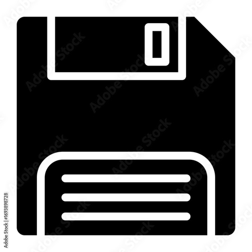 Vector Design Floppy Disk Icon Style