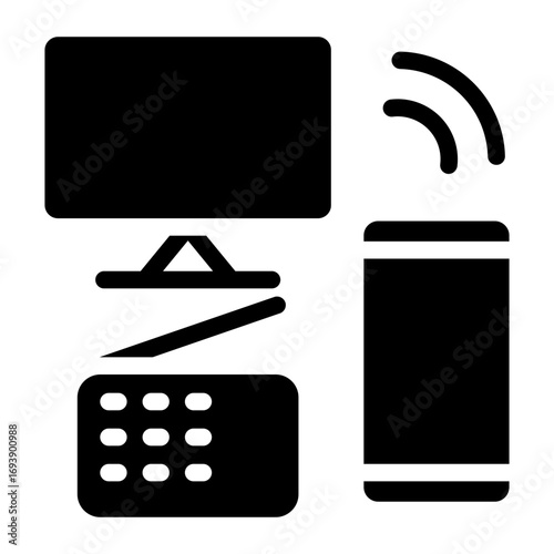 Vector Design Mass Media Icon Style