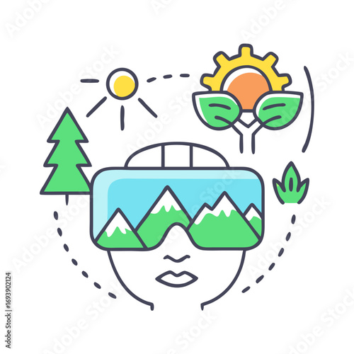 Virtual Reality Nature Exploration: A Graphic Representation of Immersive Experiences