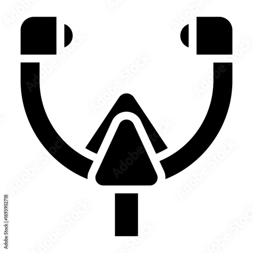 Aeroplane Steering Wheel Icon Style