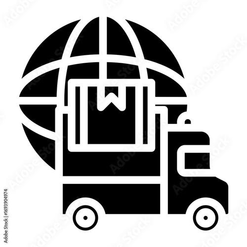 Global Delivery Icon Style