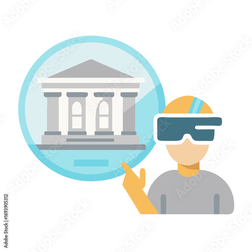 Exploring virtual museum experiences with VR headset technology in an augmented reality setting