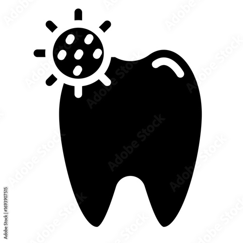 Tooth Infection Icon Style