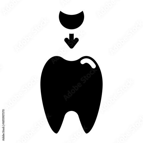 Dental Filling Icon Style