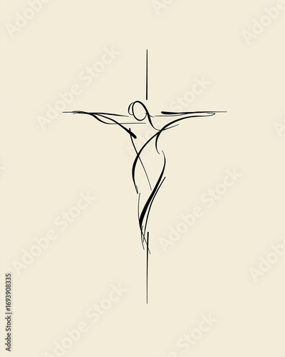 Jesus illustration,