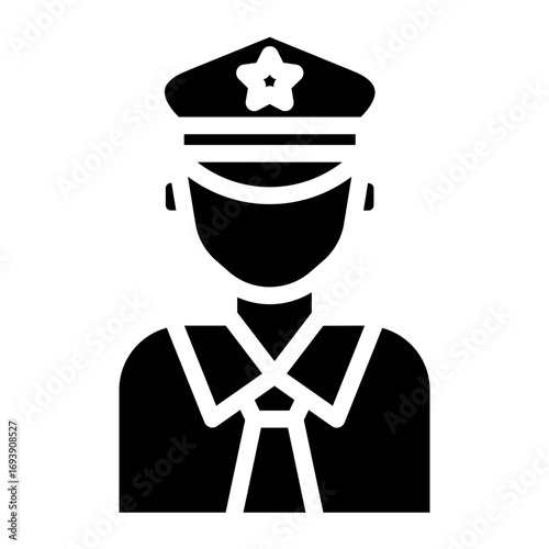 Police Officer Icon Style