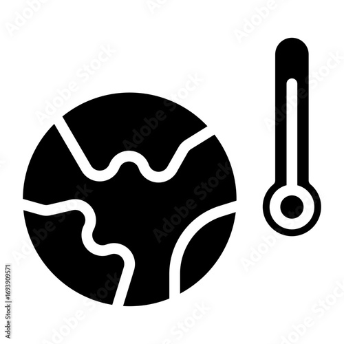 Global Warming Icon Style