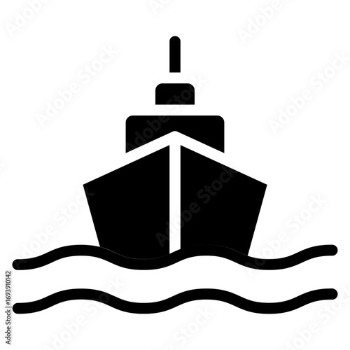 Boat Sink Icon Style