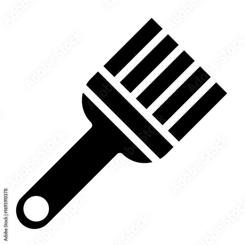 Basting Brush Icon Style