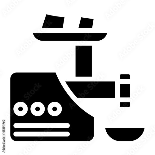 Vector Design Meat Grinder Icon Style