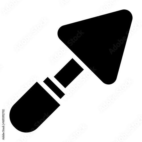 Plastering Trowel Icon Style