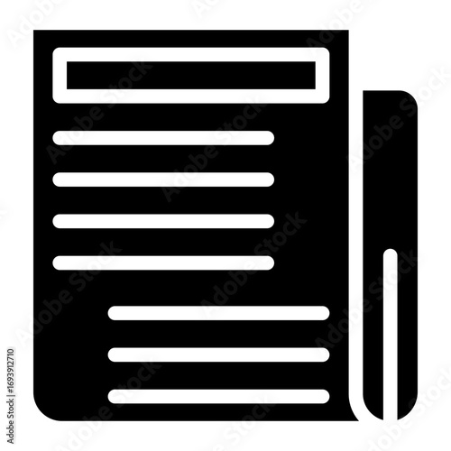 Newspaper Icon Style