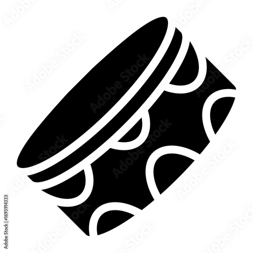 Tambourine Icon Style