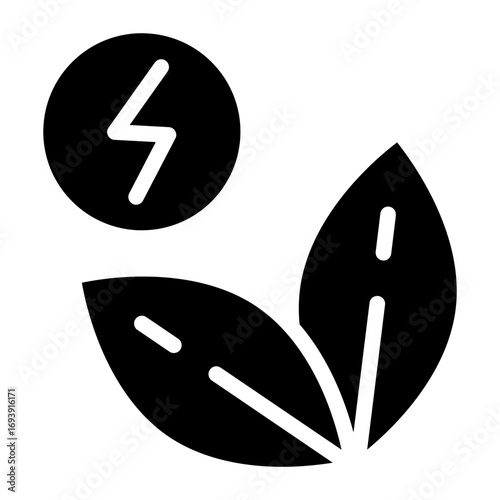 Green Energy Icon Style