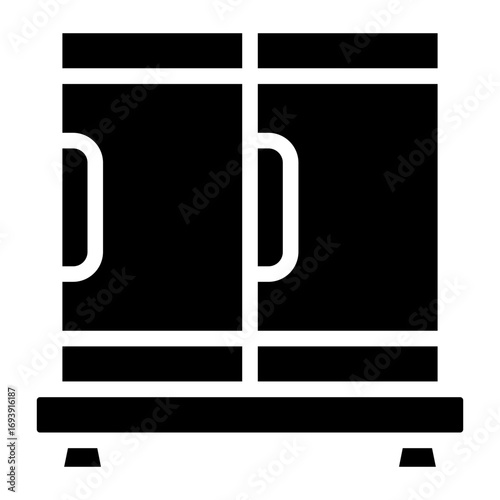 Vector Design Lockers Icon Style