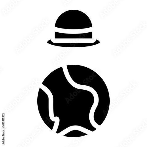 UFO Earth Icon Style