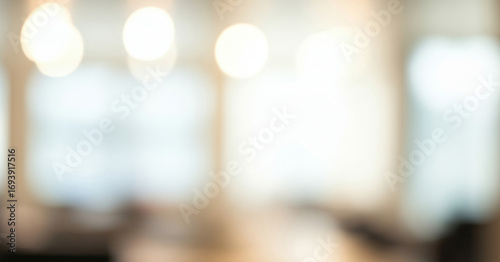 Wallpaper Mural Abstract blurry background with bokeh lights and soft neutral colors interior space, radiating a calm airy mood with glowing highlights and dreamy ambience. Torontodigital.ca