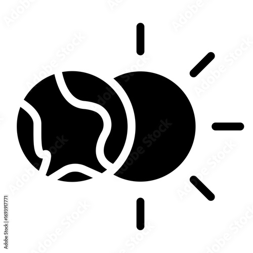 Lunar Eclipse Icon Style