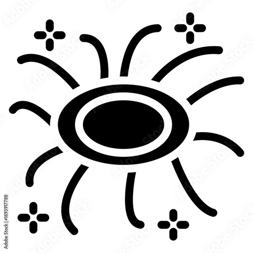 Black Hole Icon Style