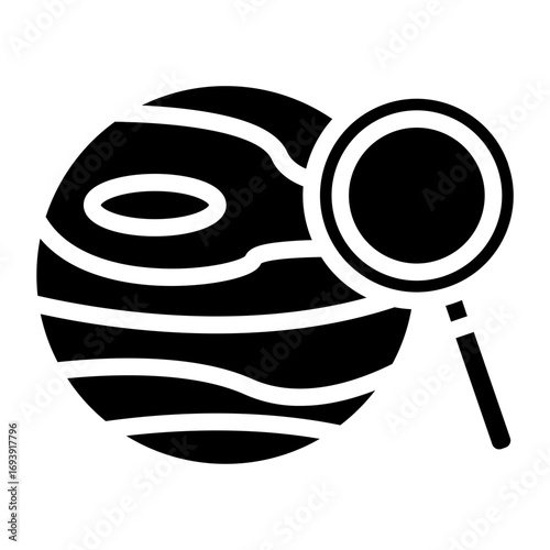 Planet Research Icon Style