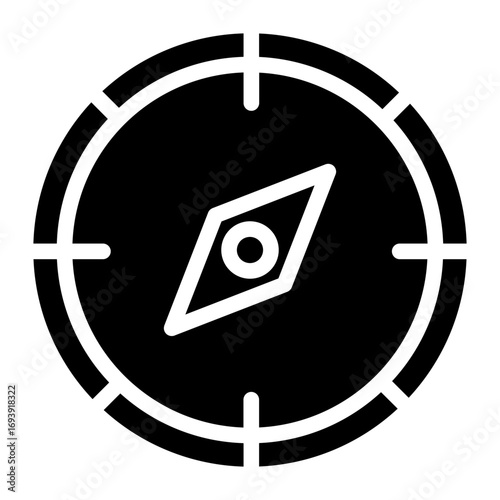 Army Compass Icon Style