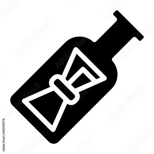 Message in a Bottle Icon Style
