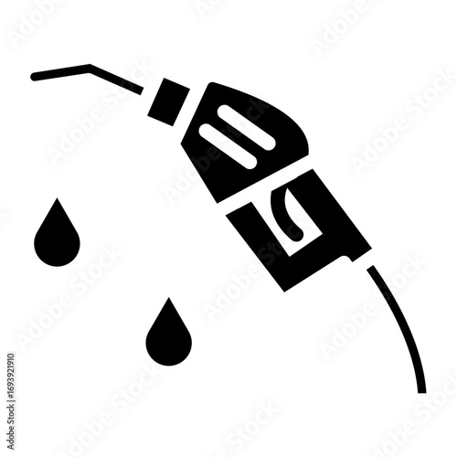 Oil Nozzle Icon Style