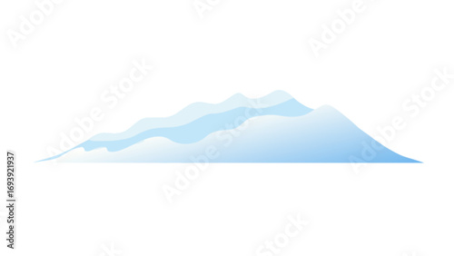 Download mountain range vector illustration for landscape background and design needs