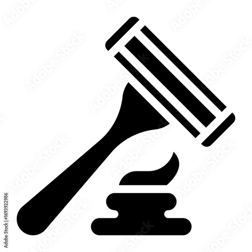 Shaving Cream Icon Style