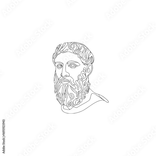 Simmias of Thebes portrait