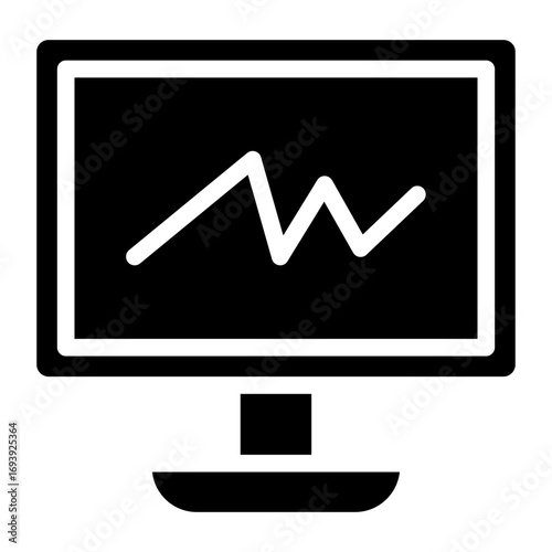 Vector Design Monitor Icon Style