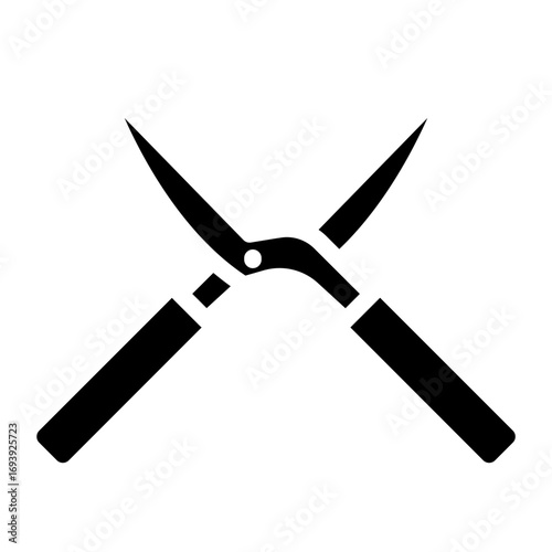 Farming Scissor Icon Style