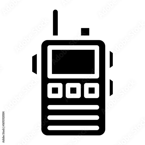 Walkie Talkie Icon Style