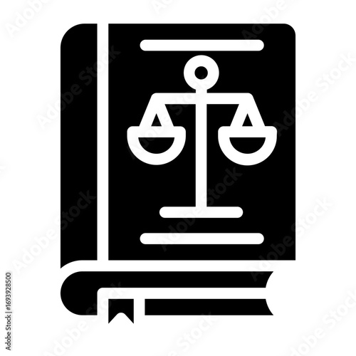 Law Book Icon Style