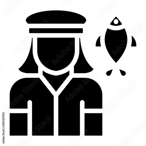 Fisherwoman Icon Style