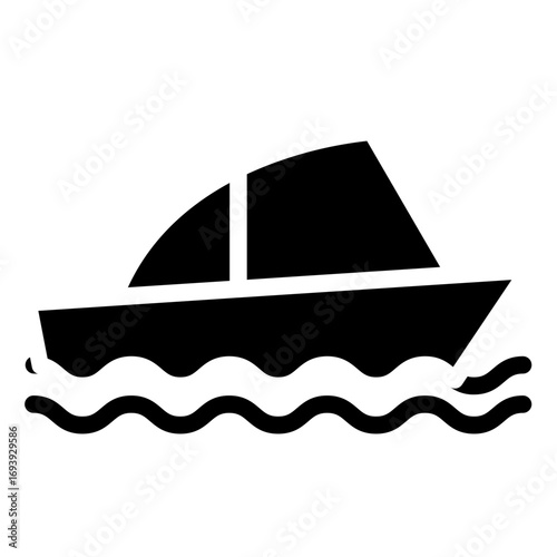 Splash Boat Icon Style