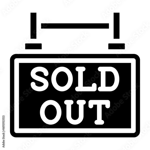 Sold Out Icon Style